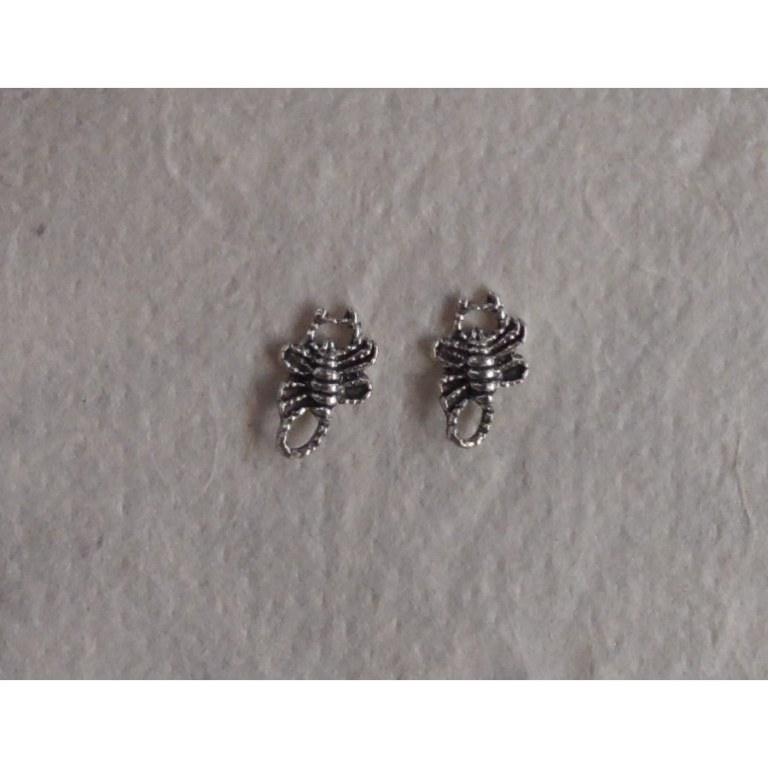 Boucles d'oreilles scorpion