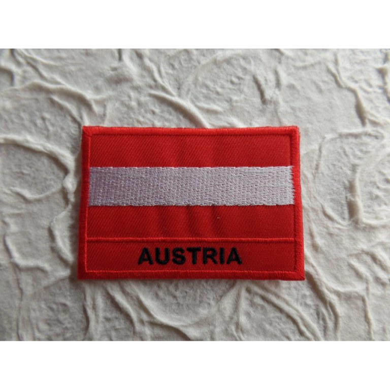 Ecusson drapeau Autriche