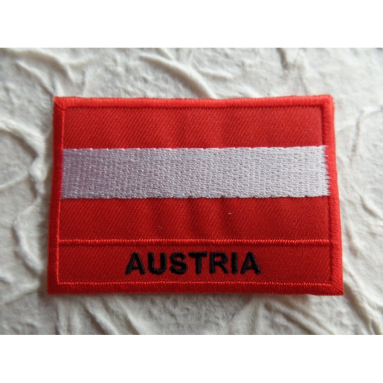Ecusson drapeau Autriche