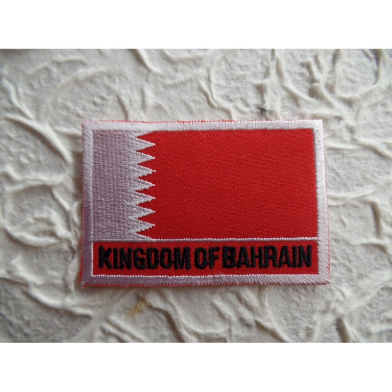 Ecusson drapeau Bahreïn