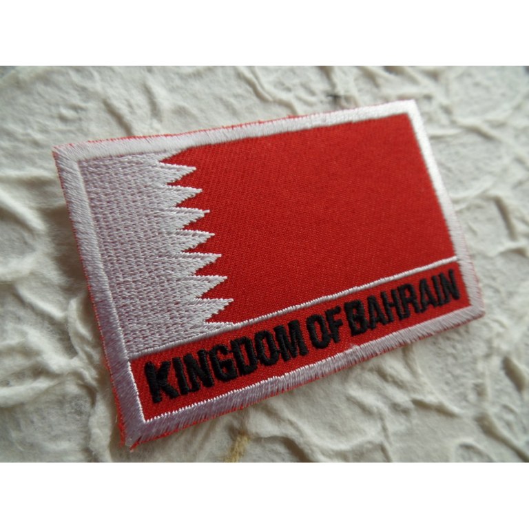 Ecusson drapeau Bahreïn