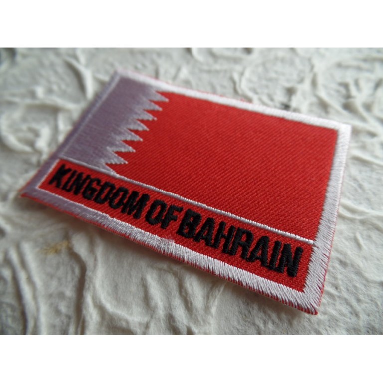Ecusson drapeau Bahreïn
