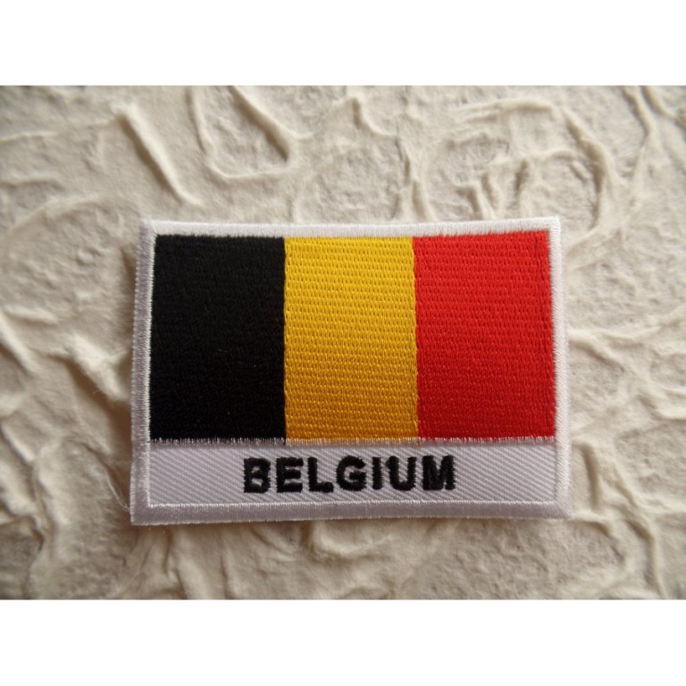 Ecusson drapeau Belgique