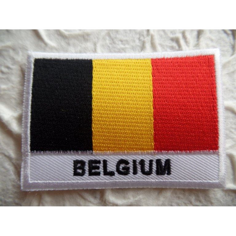 Ecusson drapeau Belgique