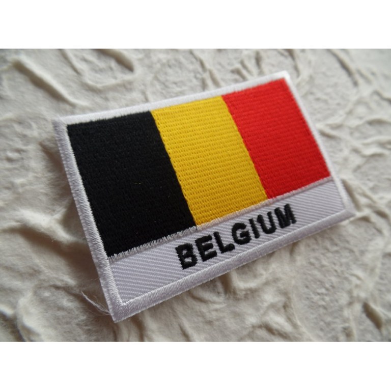 Ecusson drapeau Belgique