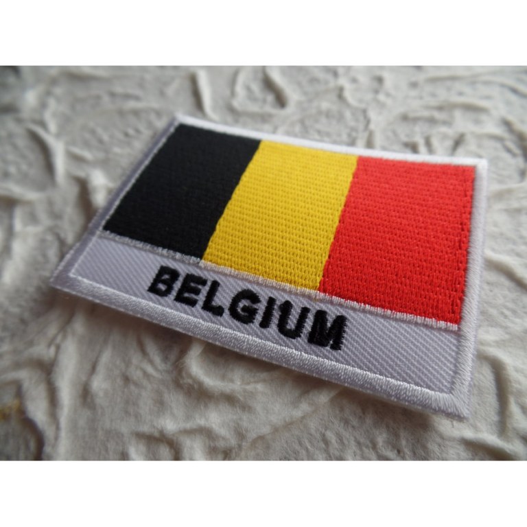 Ecusson drapeau Belgique