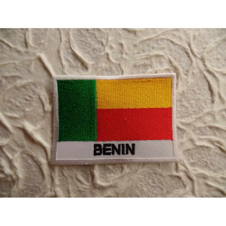 Ecusson drapeau Bénin