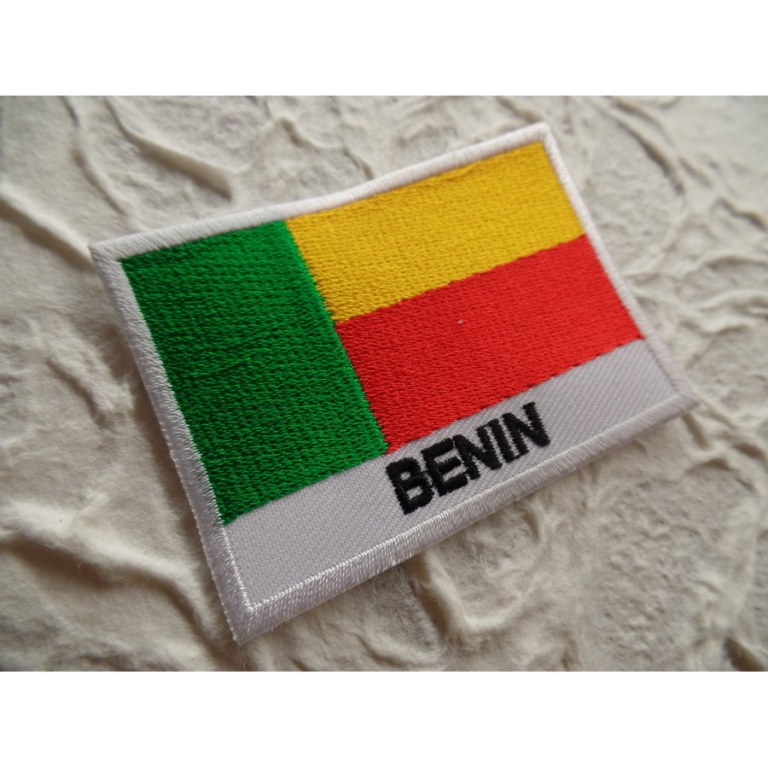 Ecusson drapeau Bénin
