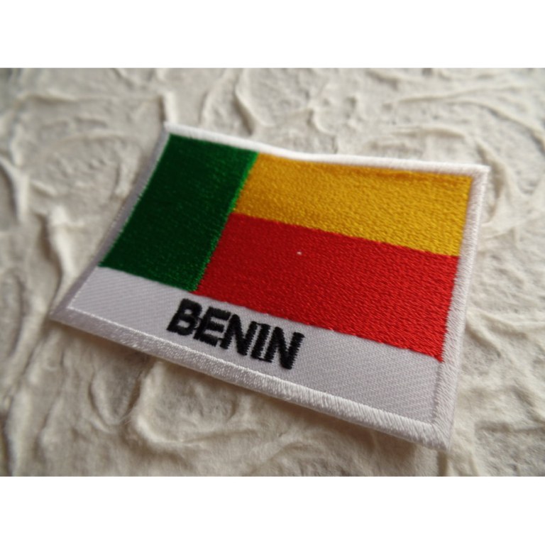 Ecusson drapeau Bénin