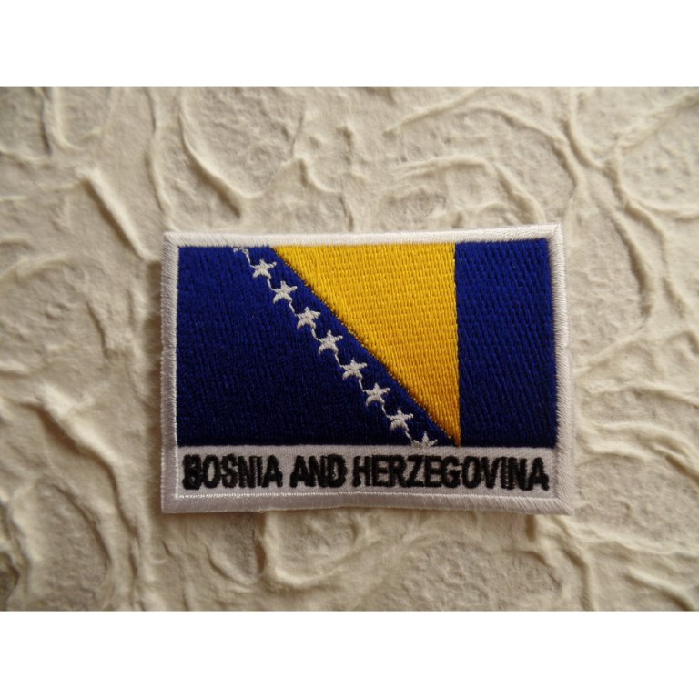 Ecusson drapeau Bosnie Herzégovine