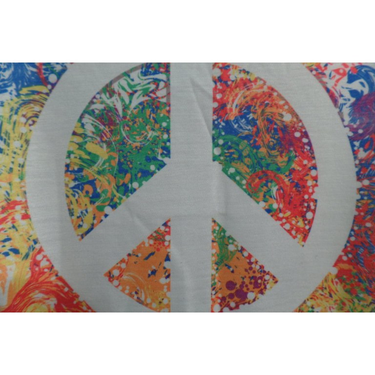 Débardeur peace and love pastel