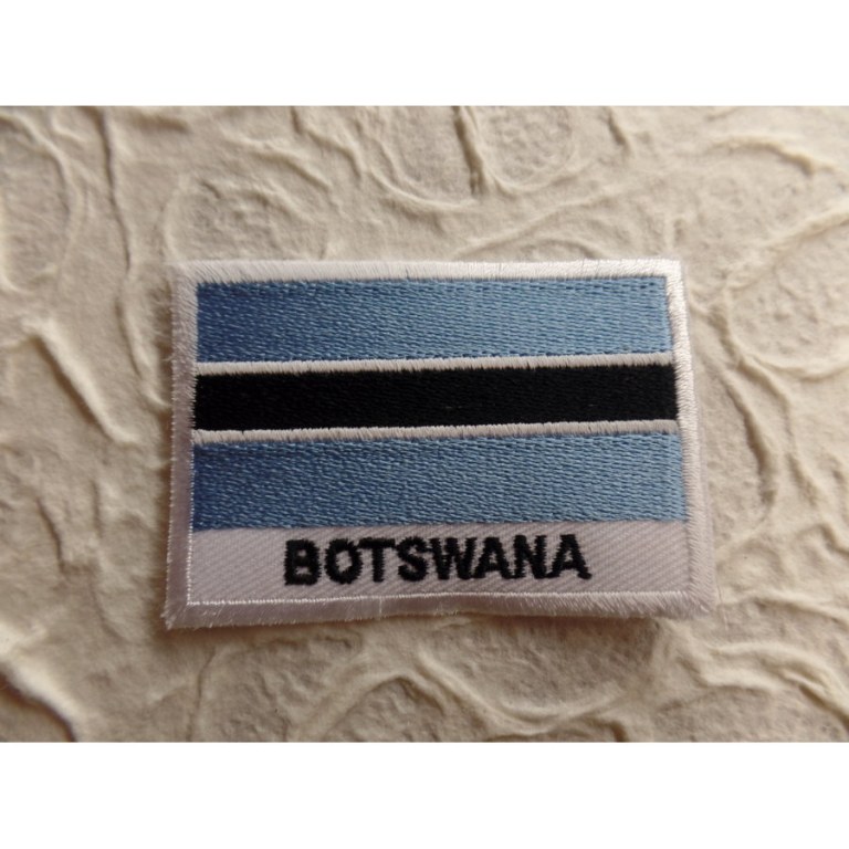 Ecusson drapeau Botswana