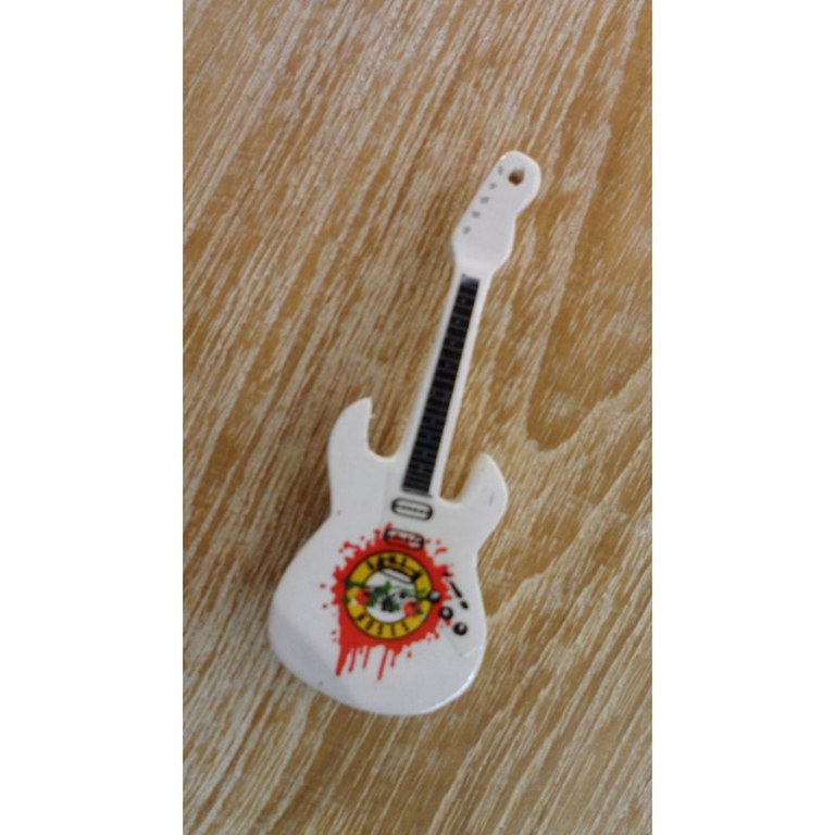 Magnet blanc guitare Guns N' Roses