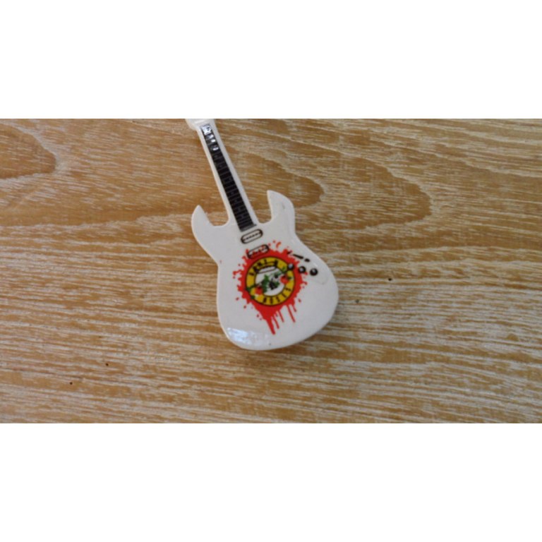 Magnet blanc guitare Guns N' Roses