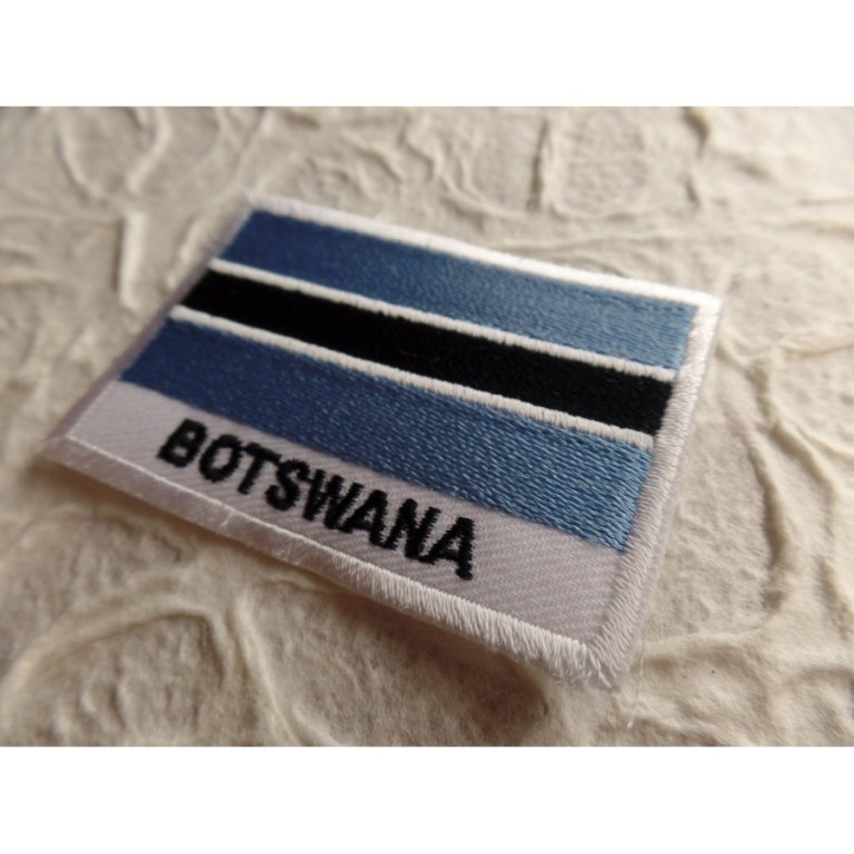 Ecusson drapeau Botswana