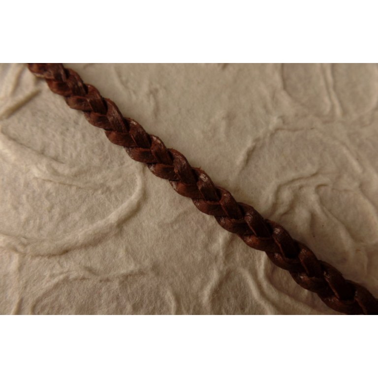 Bracelet cuir marron