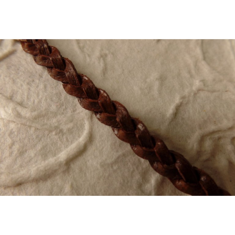 Bracelet cuir marron