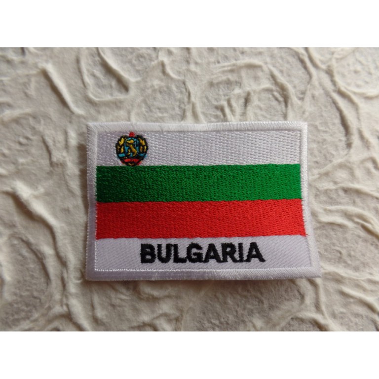 Ecusson drapeau Bulgarie