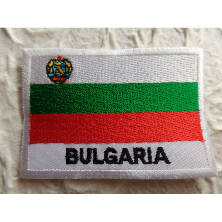 Ecusson drapeau Bulgarie