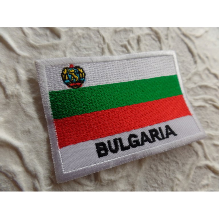 Ecusson drapeau Bulgarie