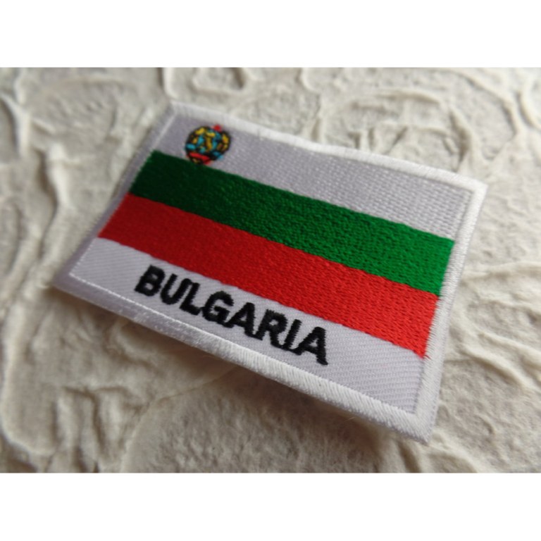 Ecusson drapeau Bulgarie