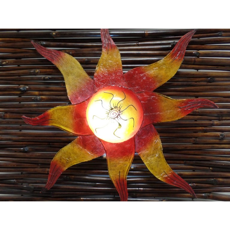 Lampe murale soleil