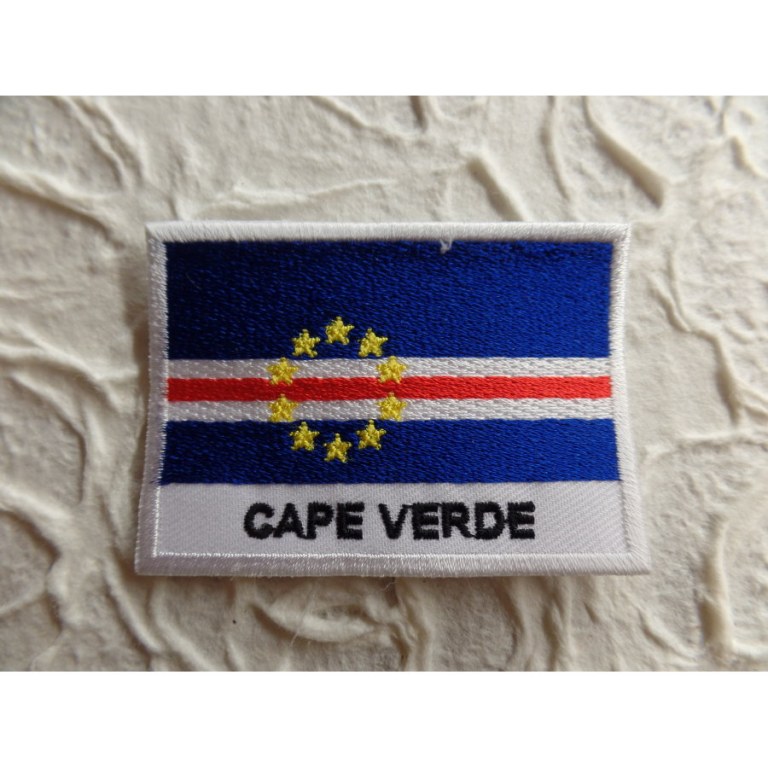 Ecusson drapeau Cap Vert