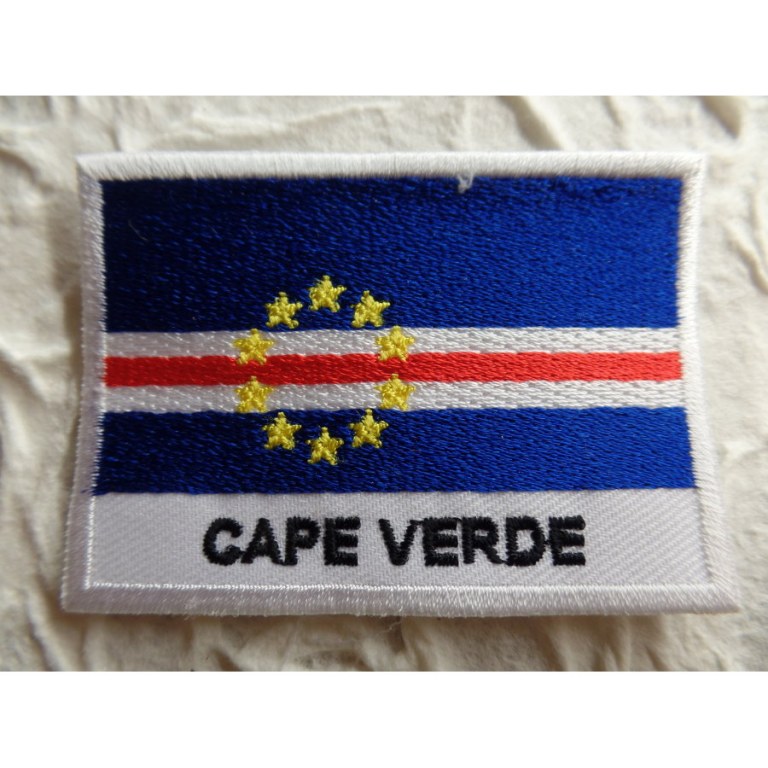 patche écusson drapeau Cap Vert