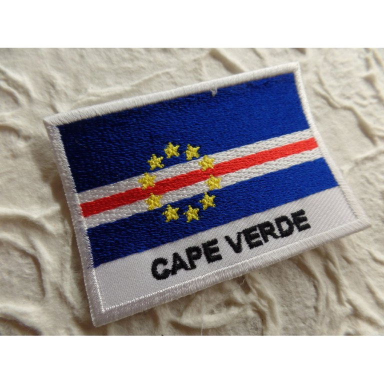 Ecusson drapeau Cap Vert