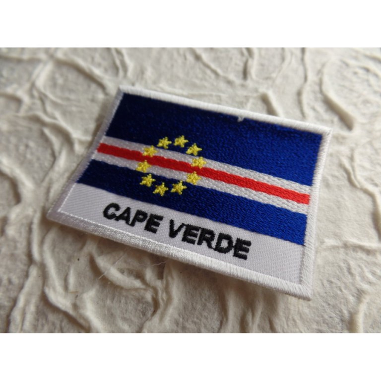 Ecusson drapeau Cap Vert