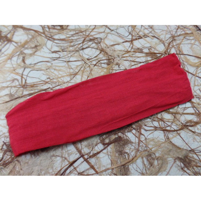 Bandeau cheveux rouge