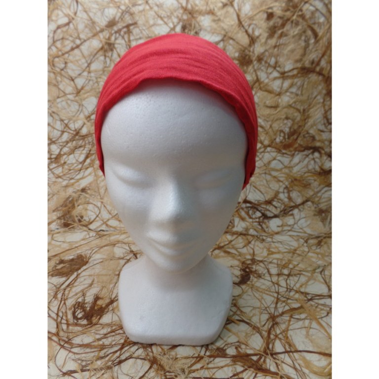 Bandeau cheveux rouge