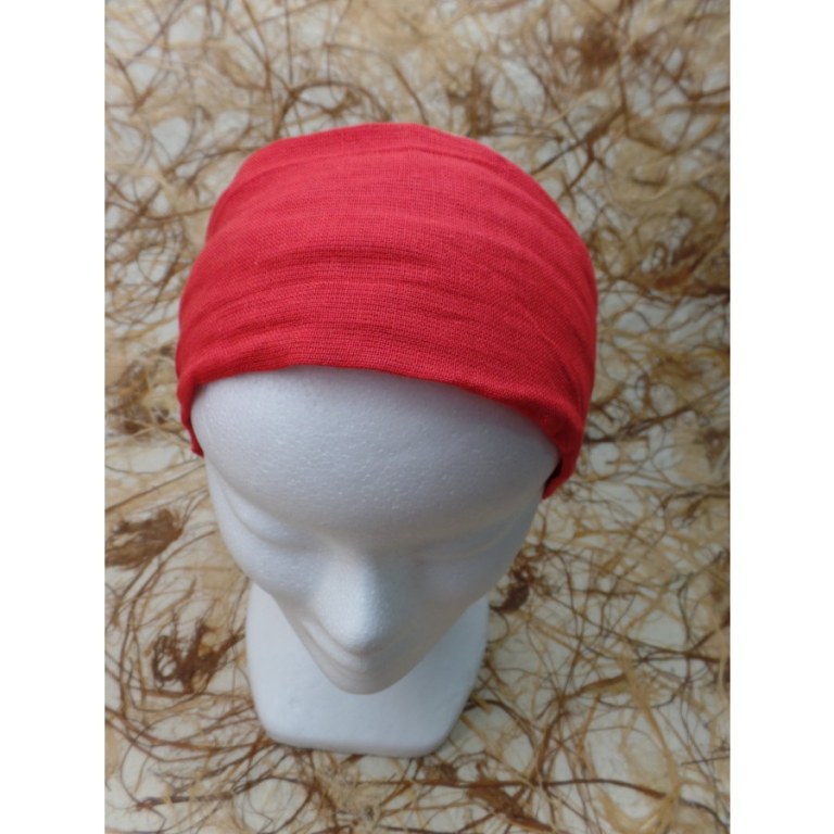 Bandeau cheveux rouge