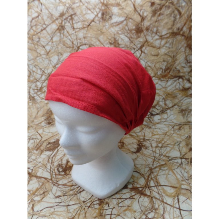 Bandeau cheveux rouge