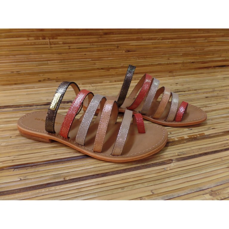 Mules Tropéziennes Briquet cor/mul