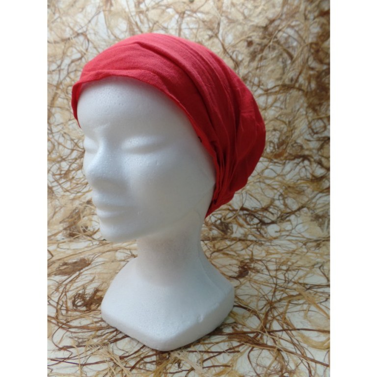 Bandeau cheveux rouge