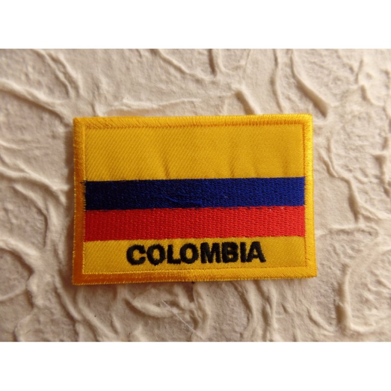 Ecusson drapeau Colombie