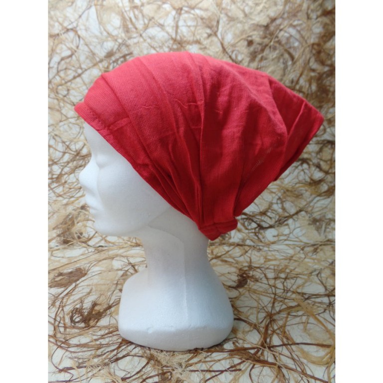 Bandeau cheveux rouge