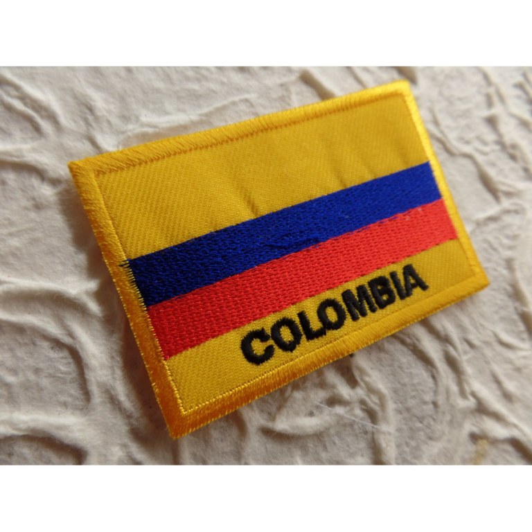 Ecusson drapeau Colombie