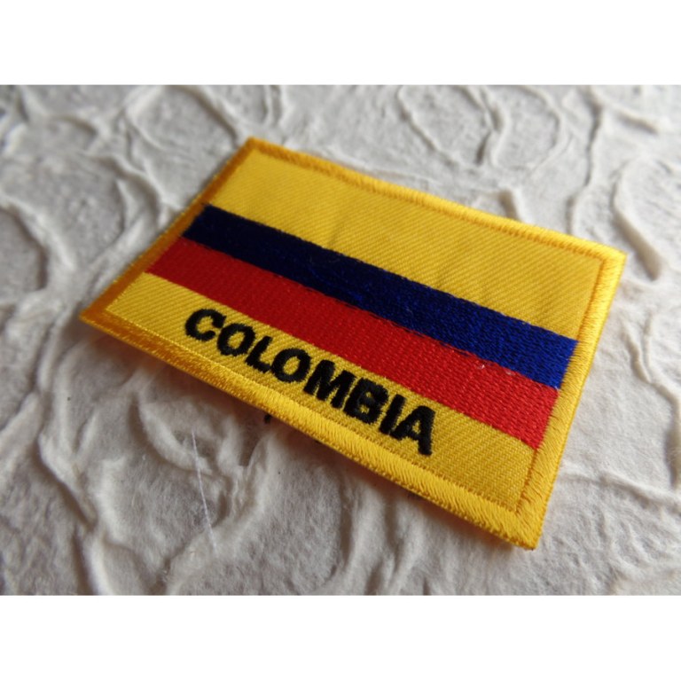 Ecusson drapeau Colombie