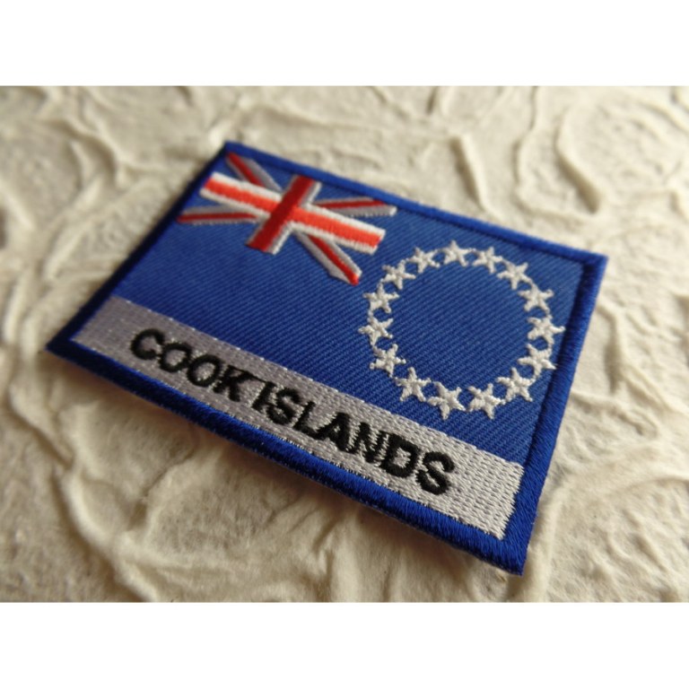 Ecusson drapeau îles Cook