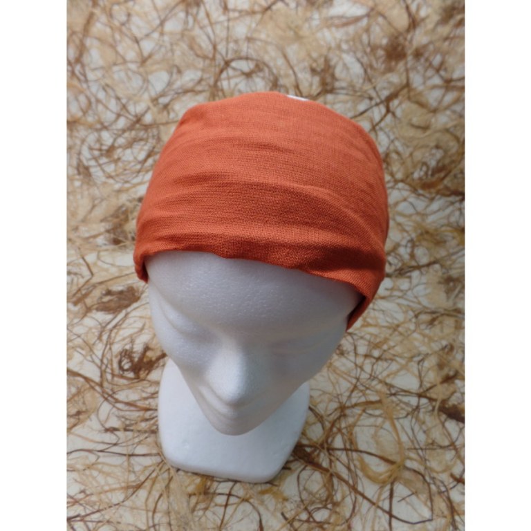 Bandeau cheveux orange