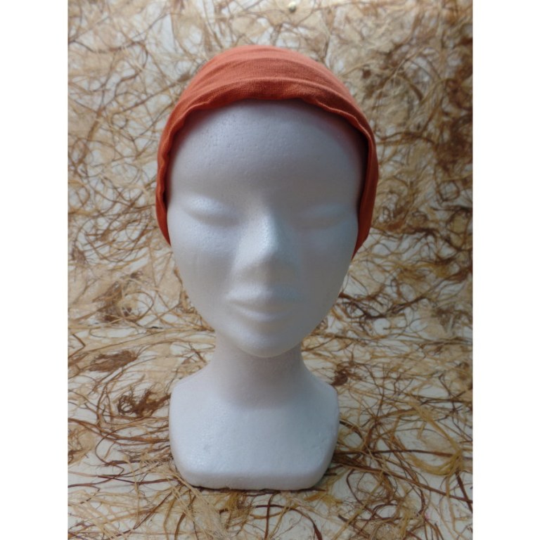 Bandeau cheveux orange