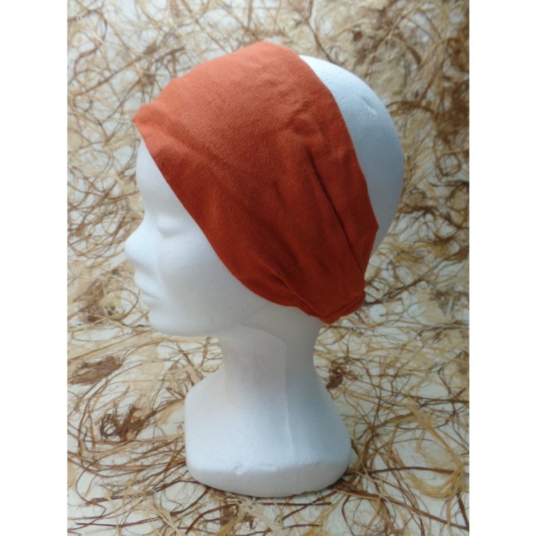 Bandeau cheveux orange