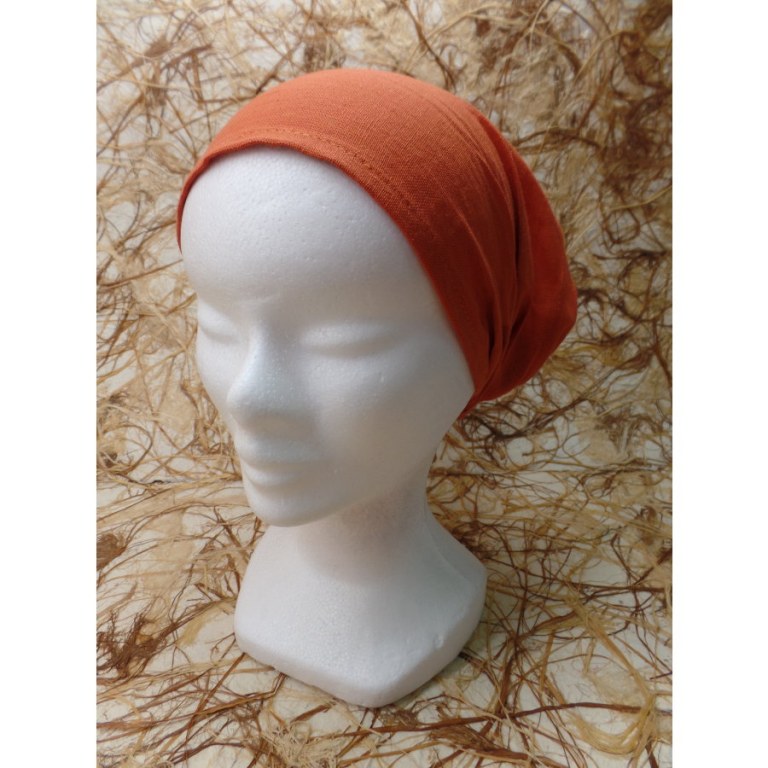 Bandeau cheveux orange