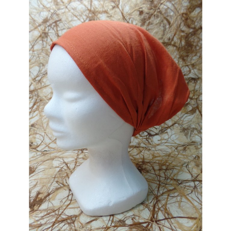 Bandeau cheveux orange