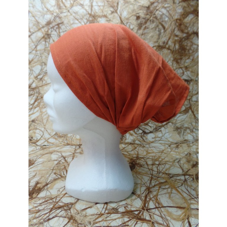 Bandeau cheveux orange