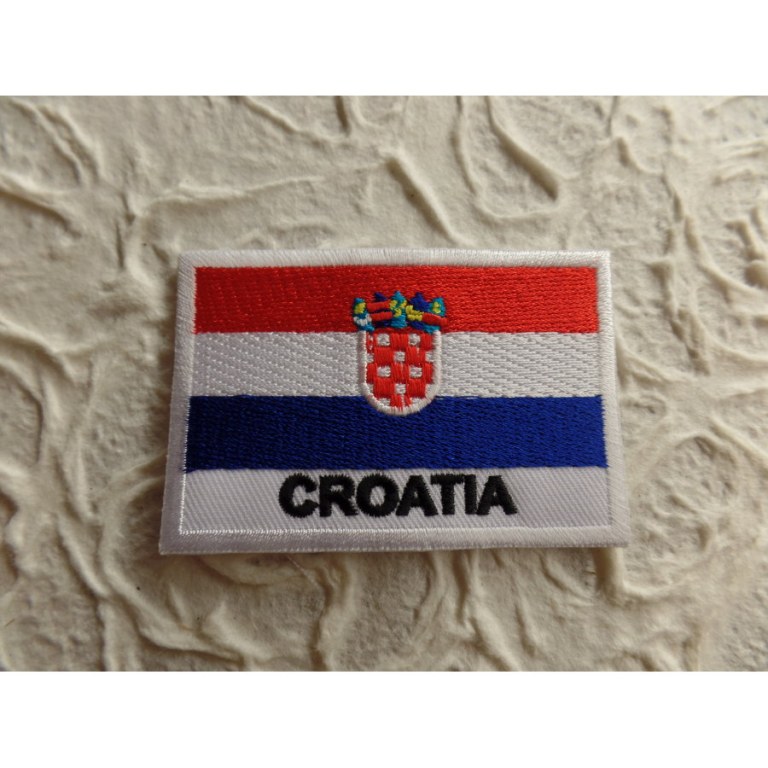 Ecusson drapeau Croatie