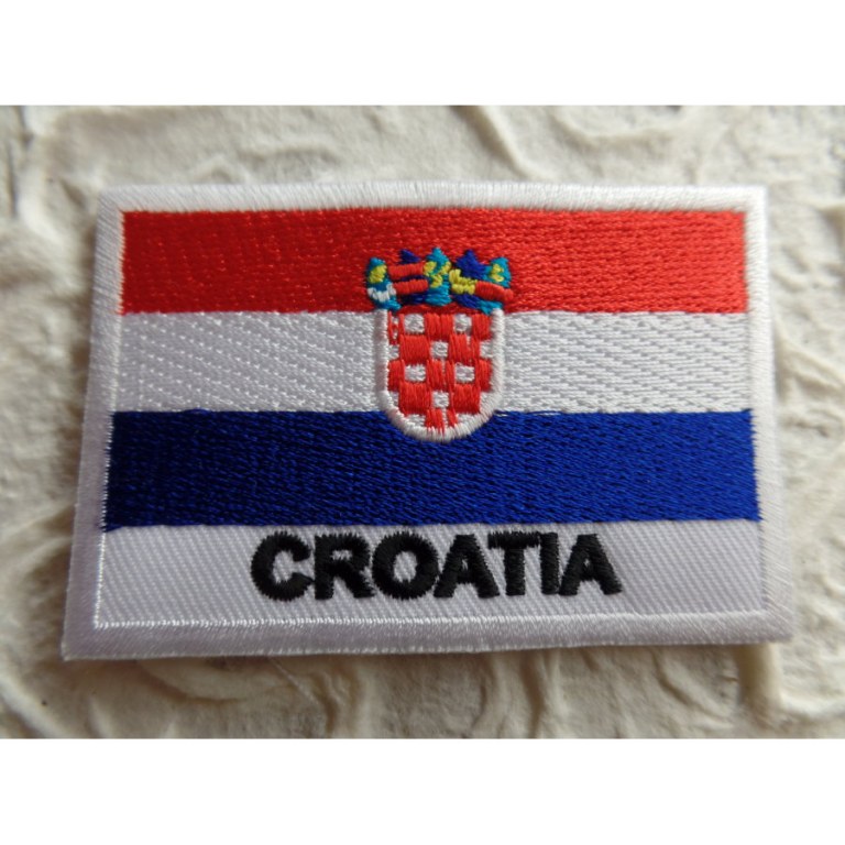 Ecusson drapeau Croatie