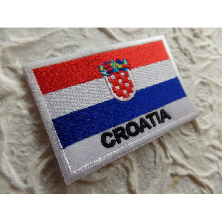 Ecusson drapeau Croatie